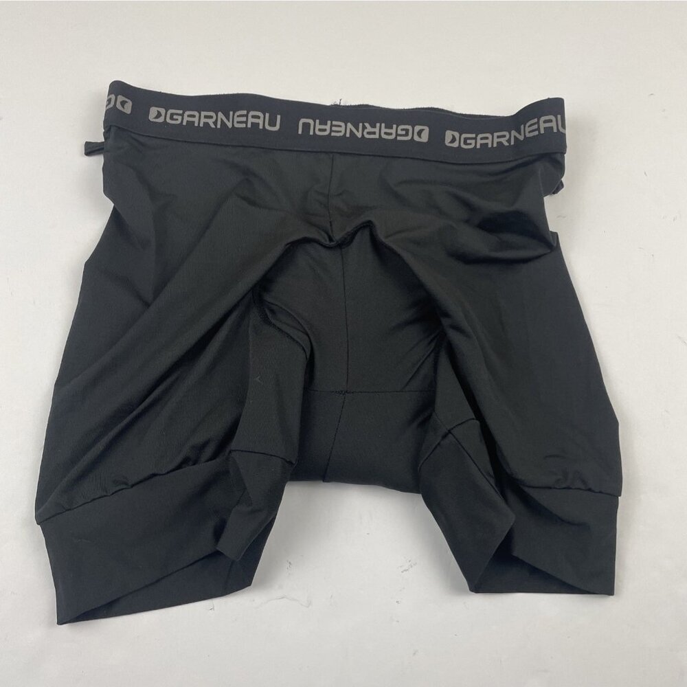Louis Garneau Cycling Liner Shorts Men’s M Black Padded Silver Coolmax 3